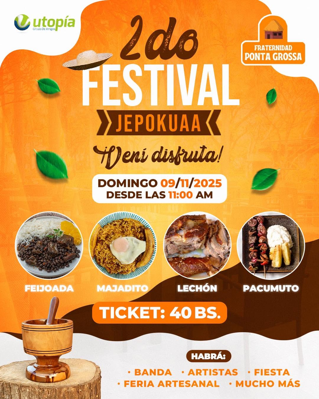 ¡Santa Cruz se llena de alegría con el 2do Festival JEPOKUAÁ!